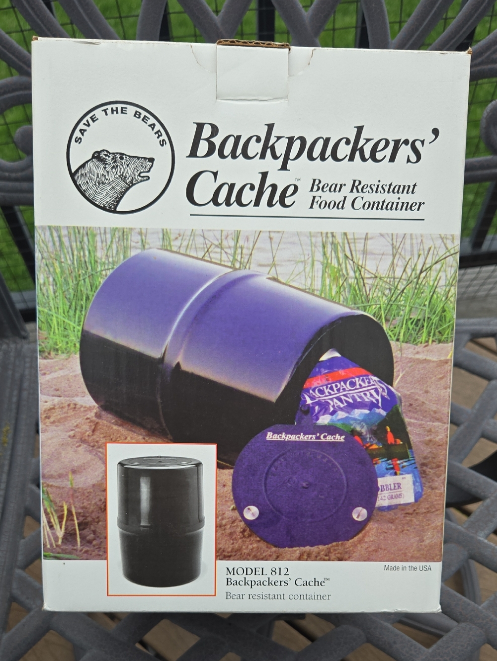Bear-Resistant Food Container Canister